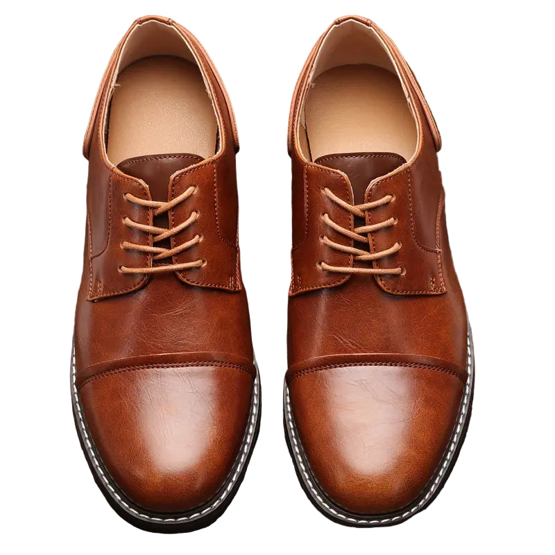 Variant image for Herre Sko Derby Vintage Lær Elegant Komfortabel-1