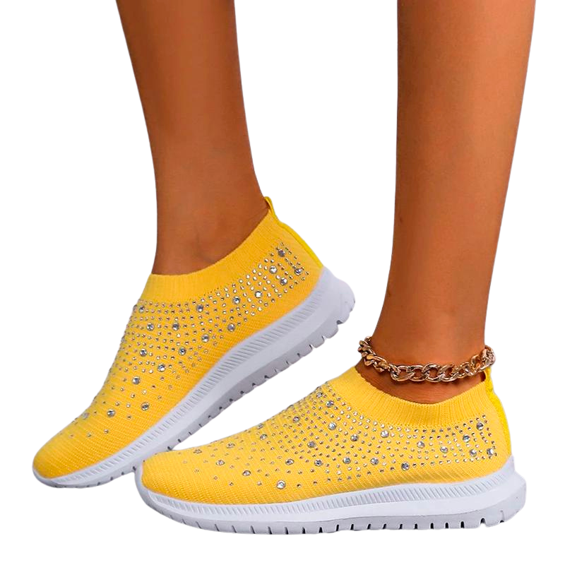 Pustende joggesko i mesh for kvinner