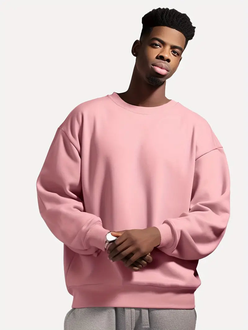 Herre Genser Uformell Sirkulær Utringning Høykvalitets Tekstil-3