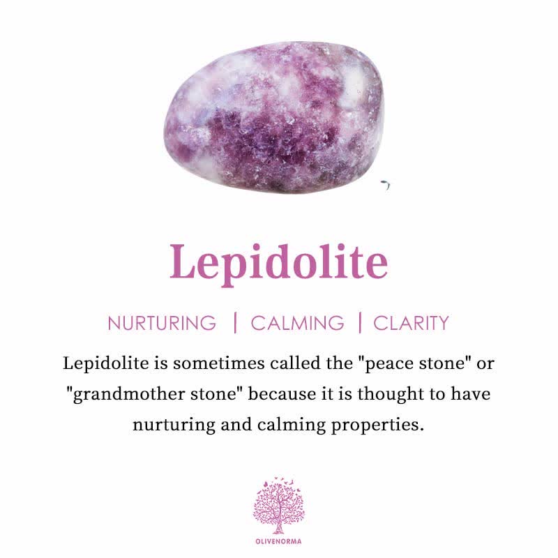 Armbånd med Ametyst, Lepidolite og Lapis Lazuli 5