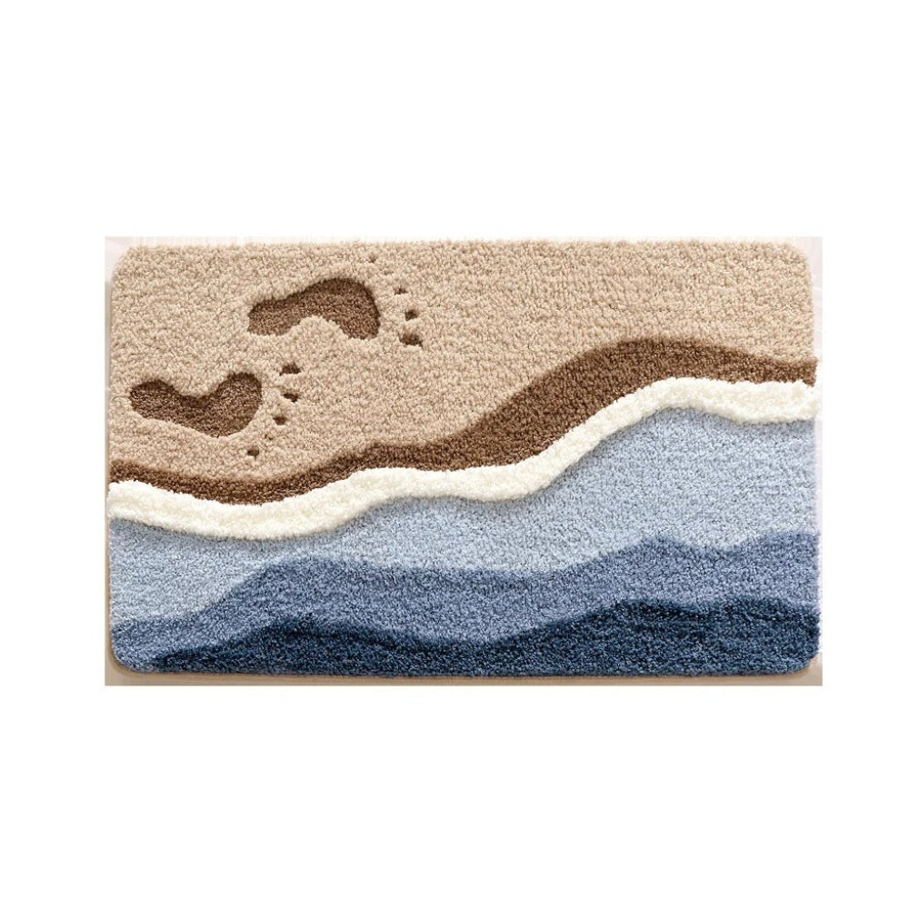 Badematte Kystmønster Sklisikker Design for Badet 8