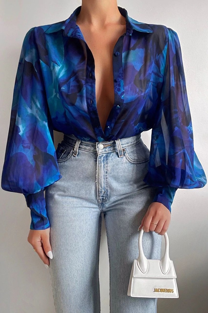 Dame Bluse Leken Passform Lett Bomull 5