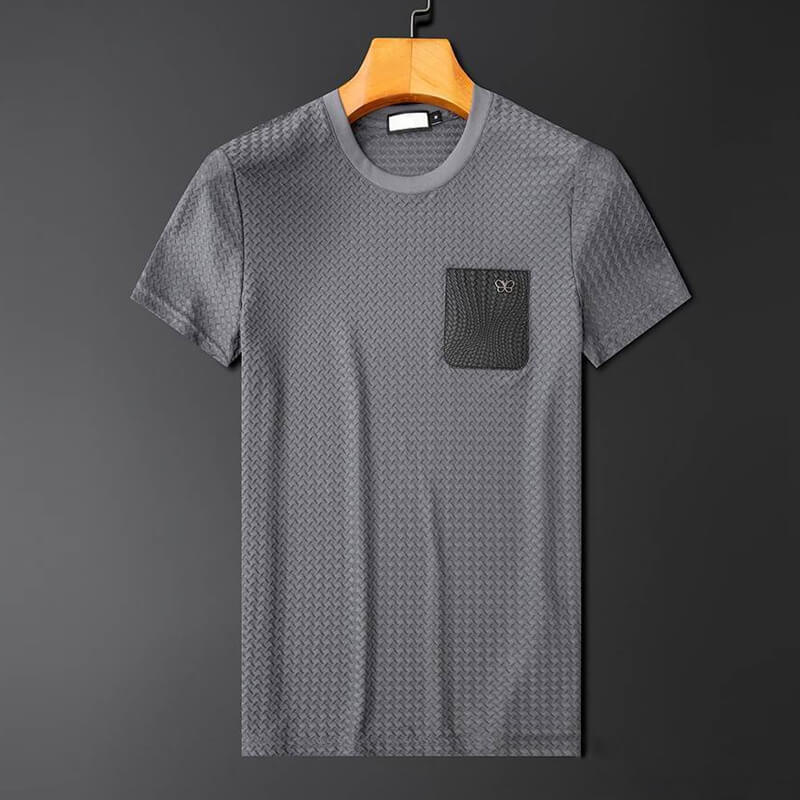 Herre To-delt Fritidssett T-skjorte og Bukser Polyester Moderne Stil 3