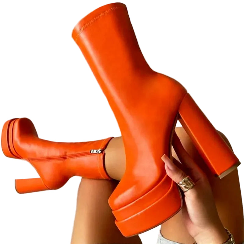 Dame Ankelstøvletter Flate 1