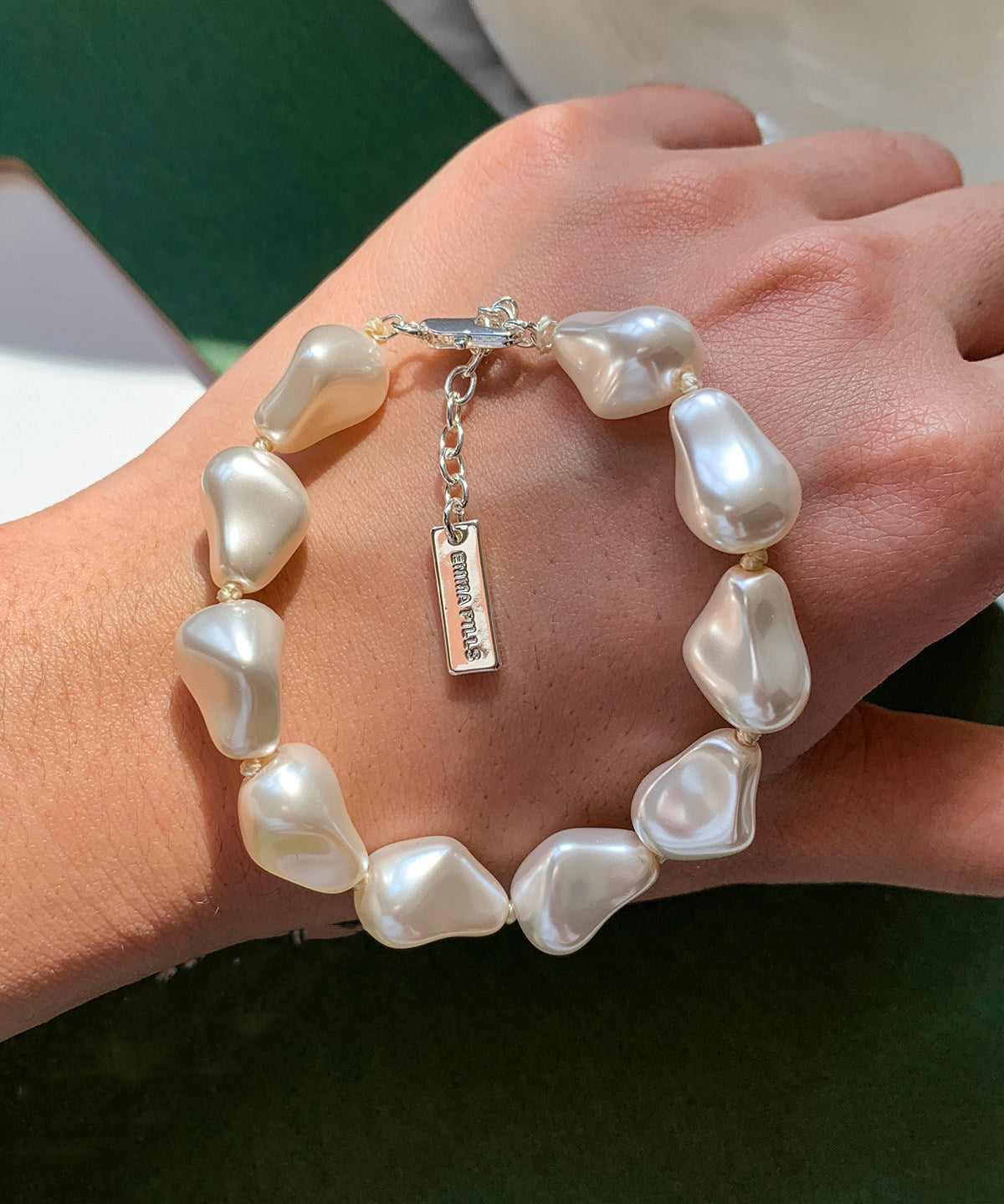 Dame Armbånd Asymmetrisk Perle Charm 0