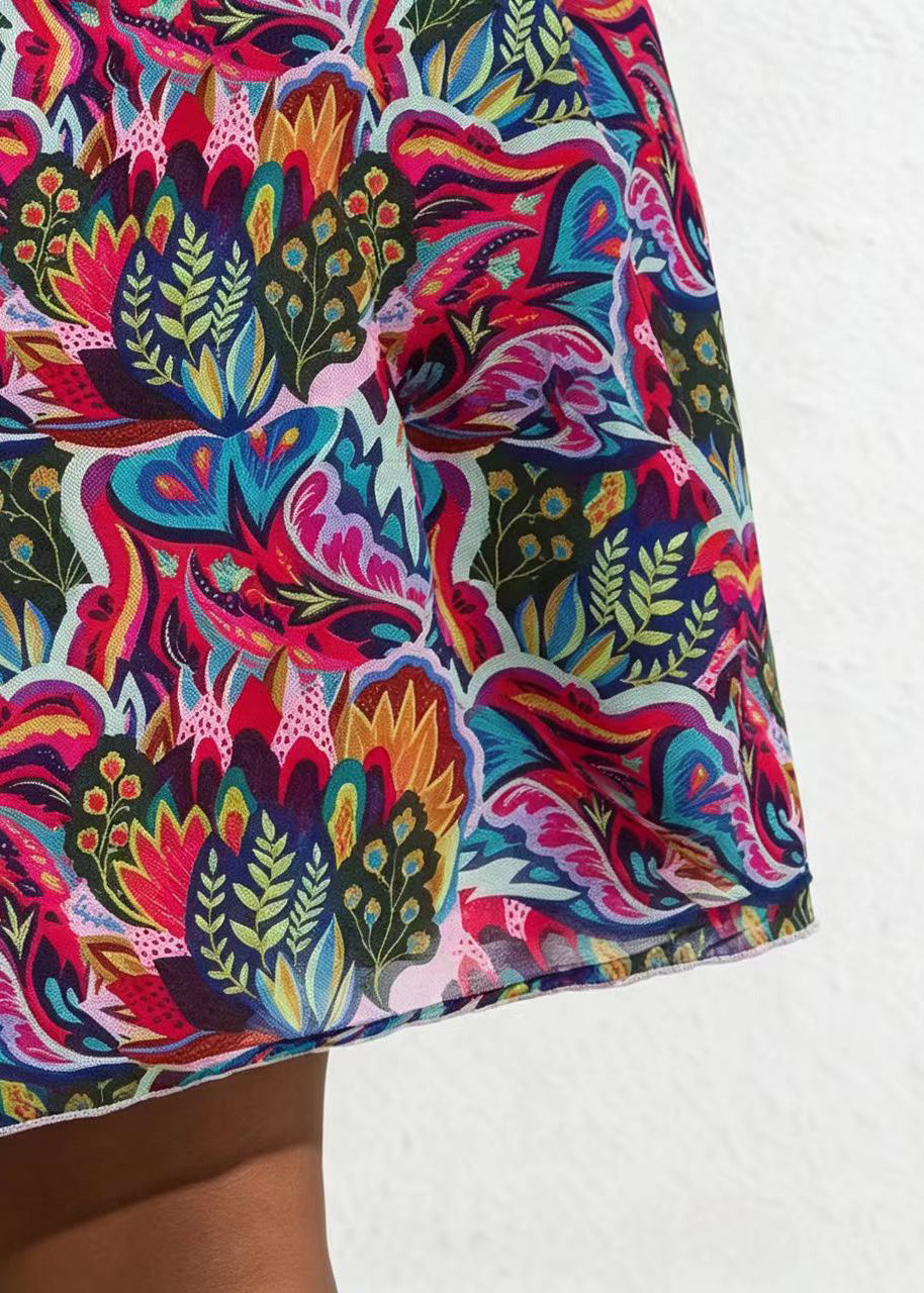 Dame Badetøy Tredelt Sett Boho Stil 3