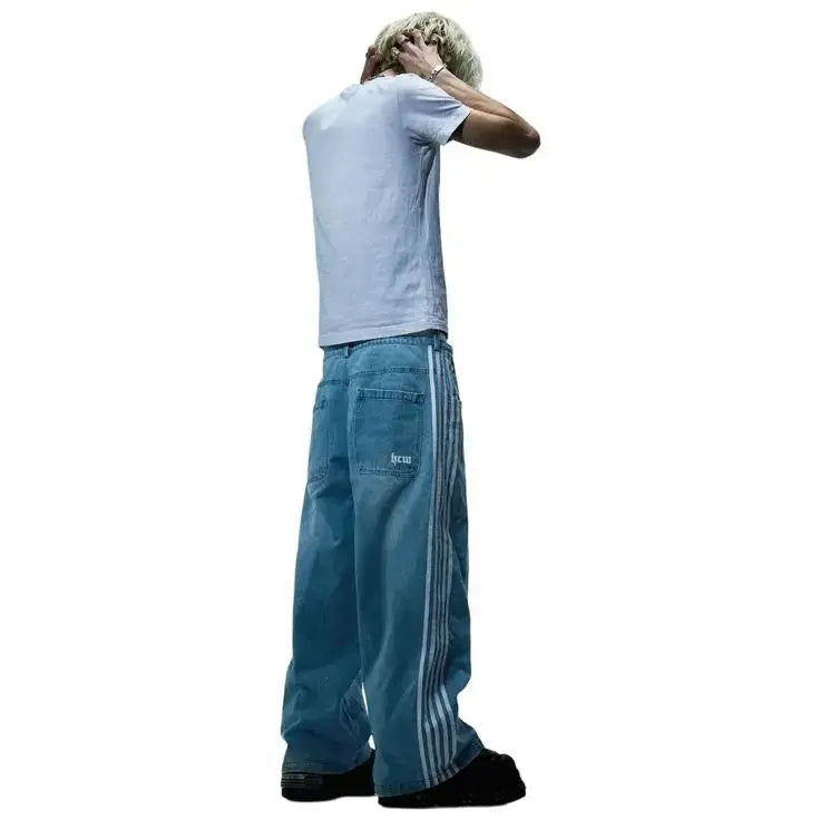 Dame Baggy Jeans Høy Midje 2