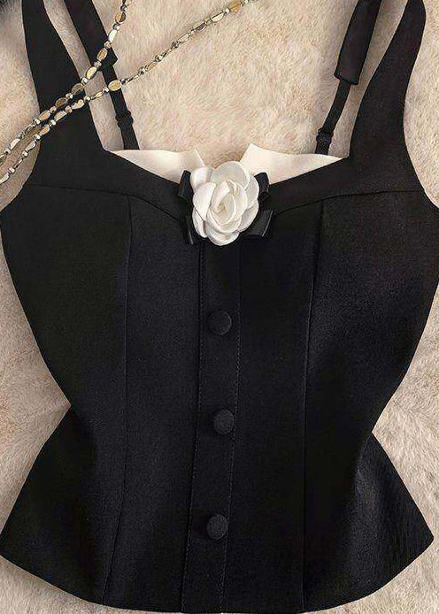 Dame Beach Vest med Blomstermønster 2