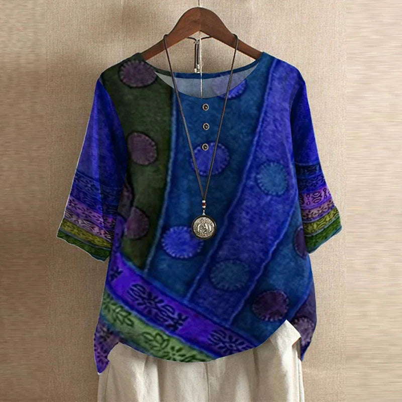 Dame Bluse Retro-inspirert 4