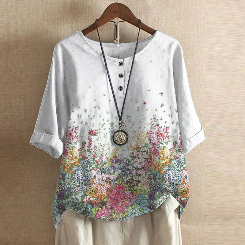 Dame Bluse Retro-inspirert 6