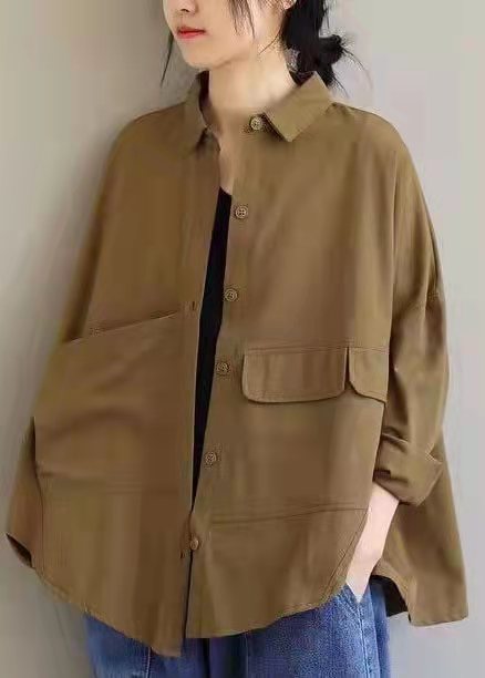 Dame Bluse med Jakkeslag Asymmetrisk Design 3