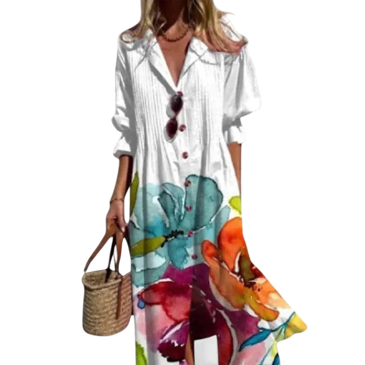 Dame Boho Kjole med Unik Design til Sommerbruk 0