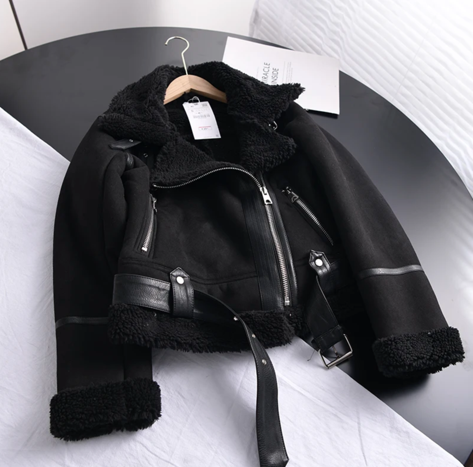 Dame Bomberjakke Fleece Stilig 9