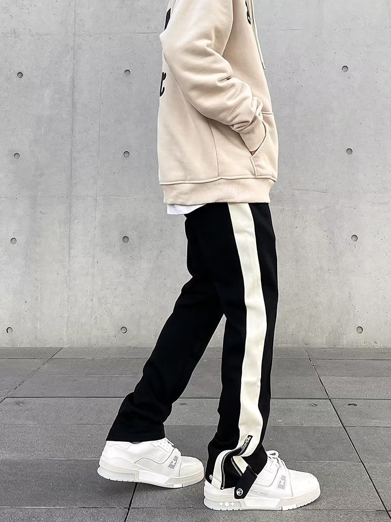Dame Bukser 90-tallsinspirert med Kontraststripe 1