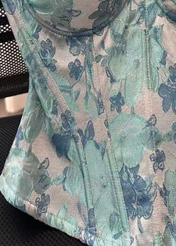 Dame Cami Topp med Jacquard Fiskebeinmønster 2