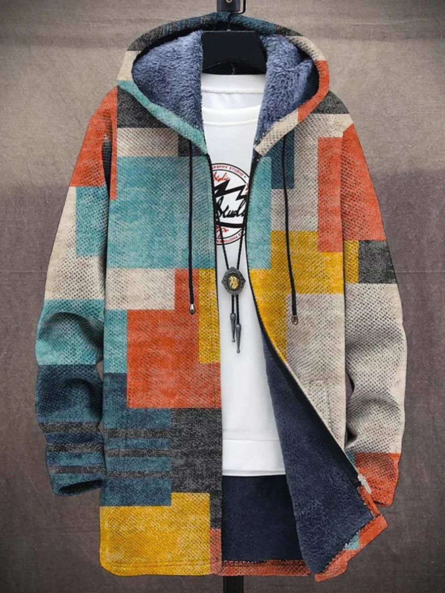 Dame Cardigan med Kunsttrykk 2