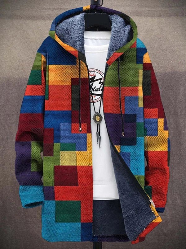 Dame Cardigan med Kunsttrykk 3