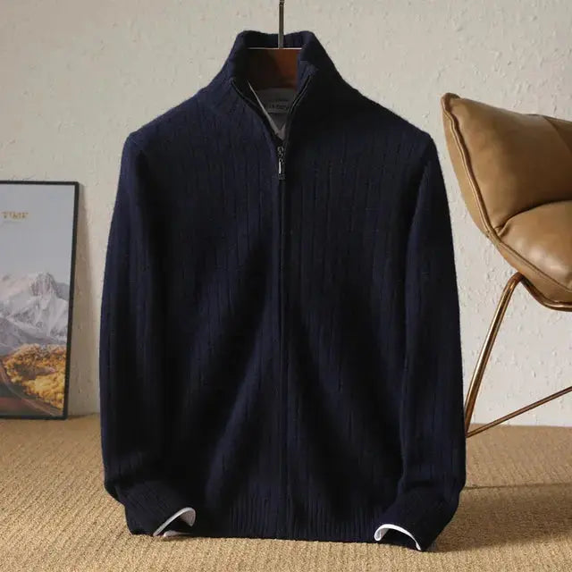 Dame Cardigan med Stilige Striper 7