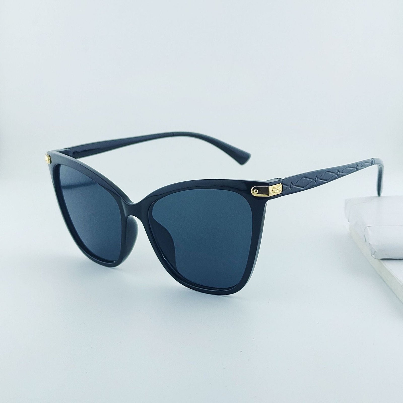 Dame Cat-Eye Solbriller Fasjonable med UV-beskyttelse 6