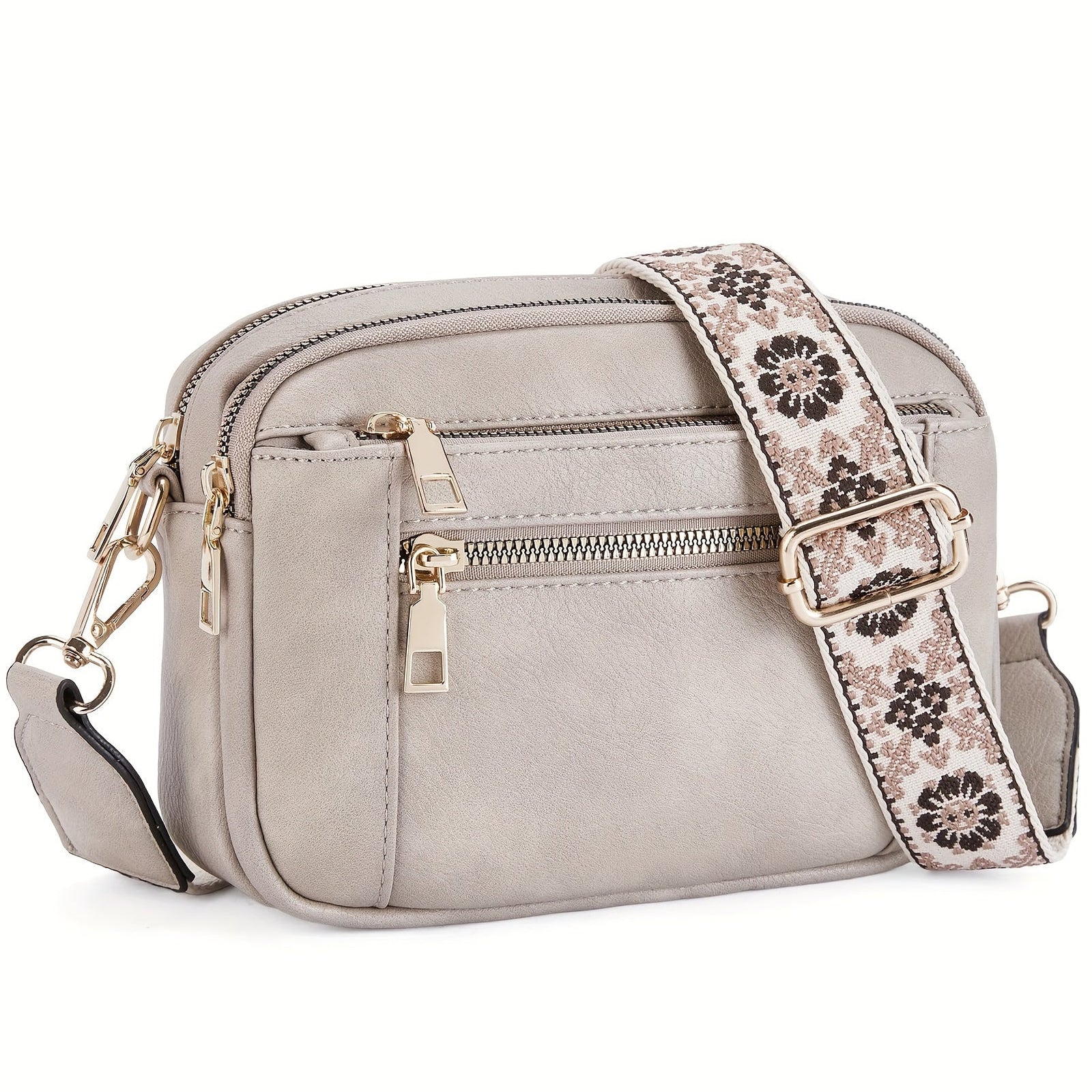Dame Crossbody Veske Boho Stil Vegansk Skinn 1