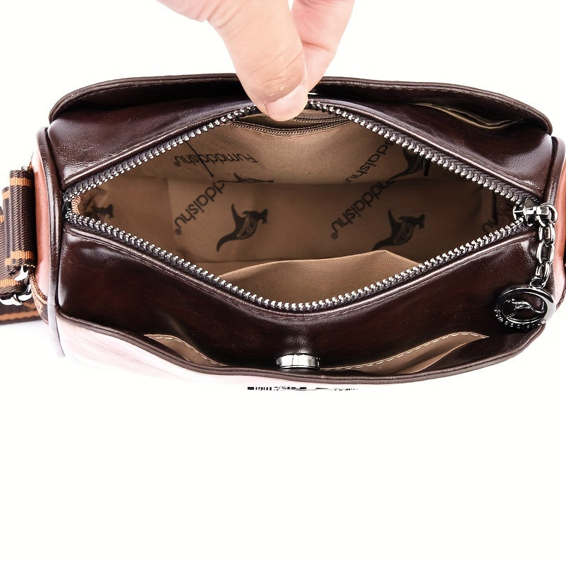 Dame Crossbody Veske Med Tidløst Design og Praktisk Oppbevaring 6