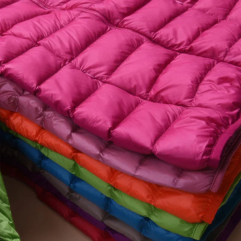 Dame Daunenjakke med Kapuze Lett og Praktisk 4