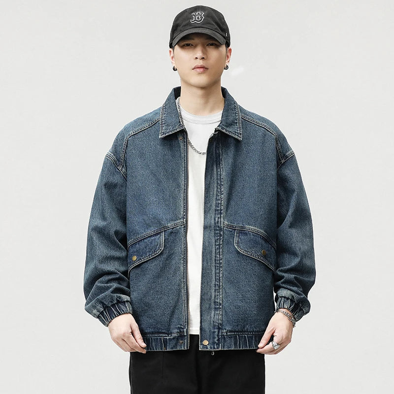 Dame Dongerijakke Oversized Retro Stil 1