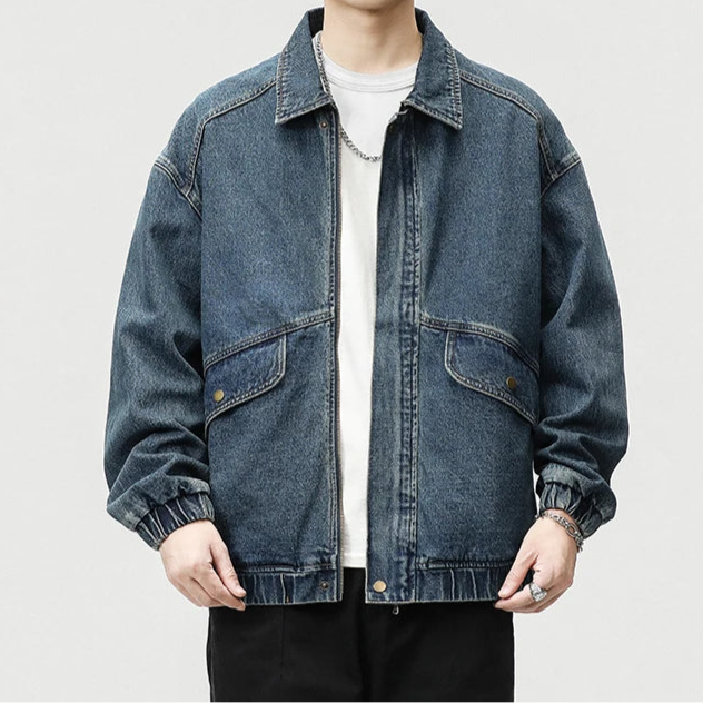 Dame Dongerijakke Oversized Retro Stil 2