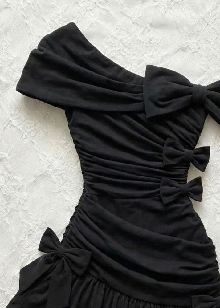 Dame Festkjole One Shoulder Rynket - Kjole til Bryllup og Selskapskjoler 1