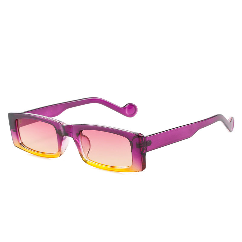 Dame Firkantede Solbriller Trendy 5