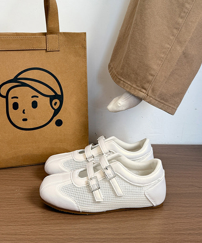 Dame Flat Sko Mesh Design 4
