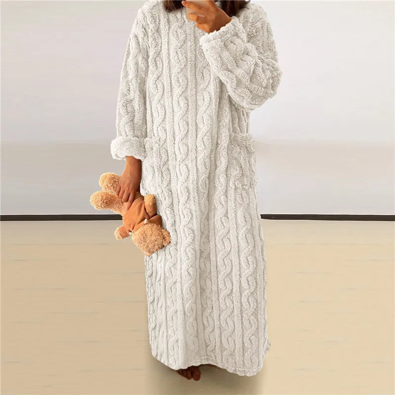 Dame Fleece Kjole Cozy 7