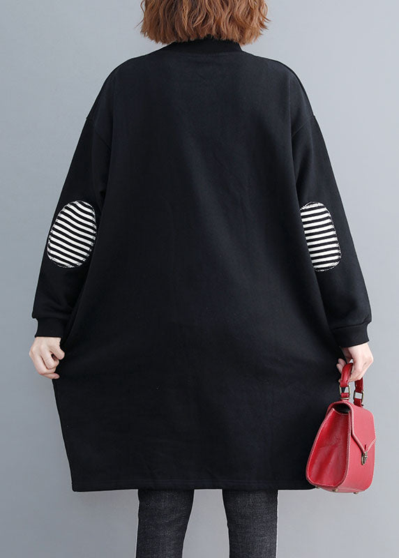 Dame Fleece Kjole med Lommer 4