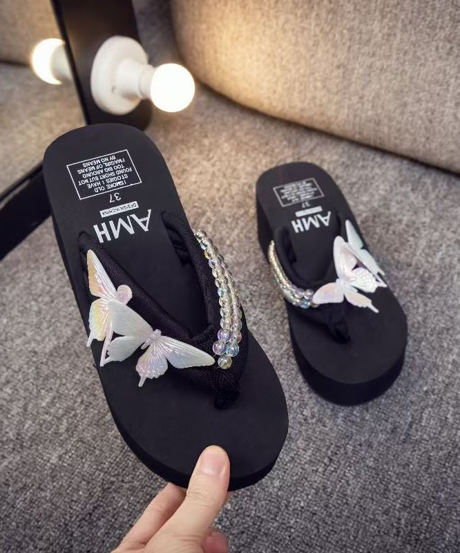 Dame Flip Flops Plattform Retro Stil 3
