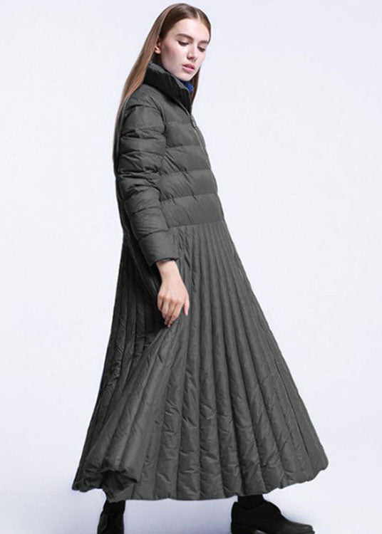 Dame Frakk med Sirkeldesign og Lommer 1