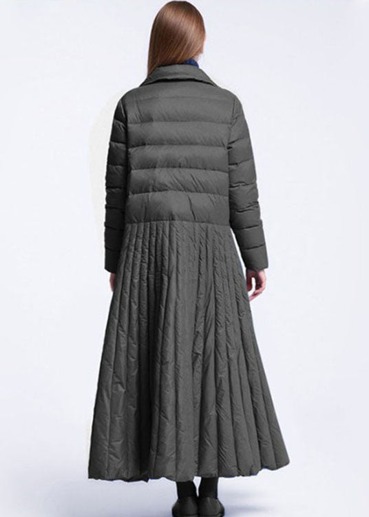 Dame Frakk med Sirkeldesign og Lommer 2