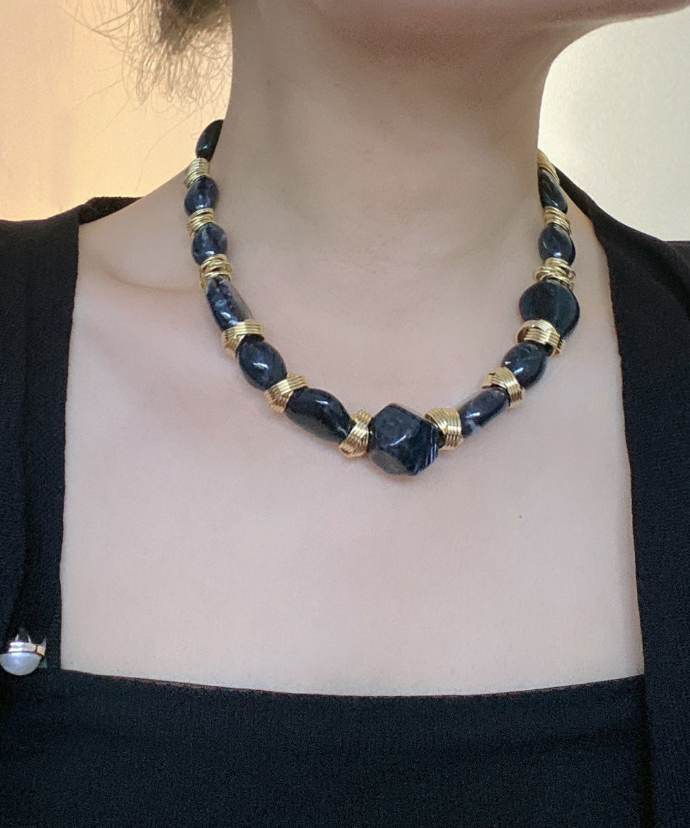 Dame Halskjede Boho Asymmetrisk Beading Design 2