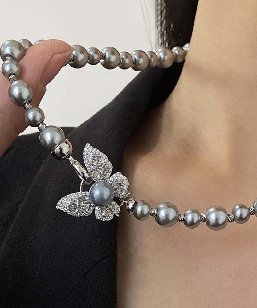 Dame Halskjede med Sommerfugl Anheng Unikt Design 0