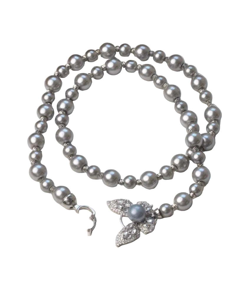 Dame Halskjede med Sommerfugl Anheng Unikt Design 3