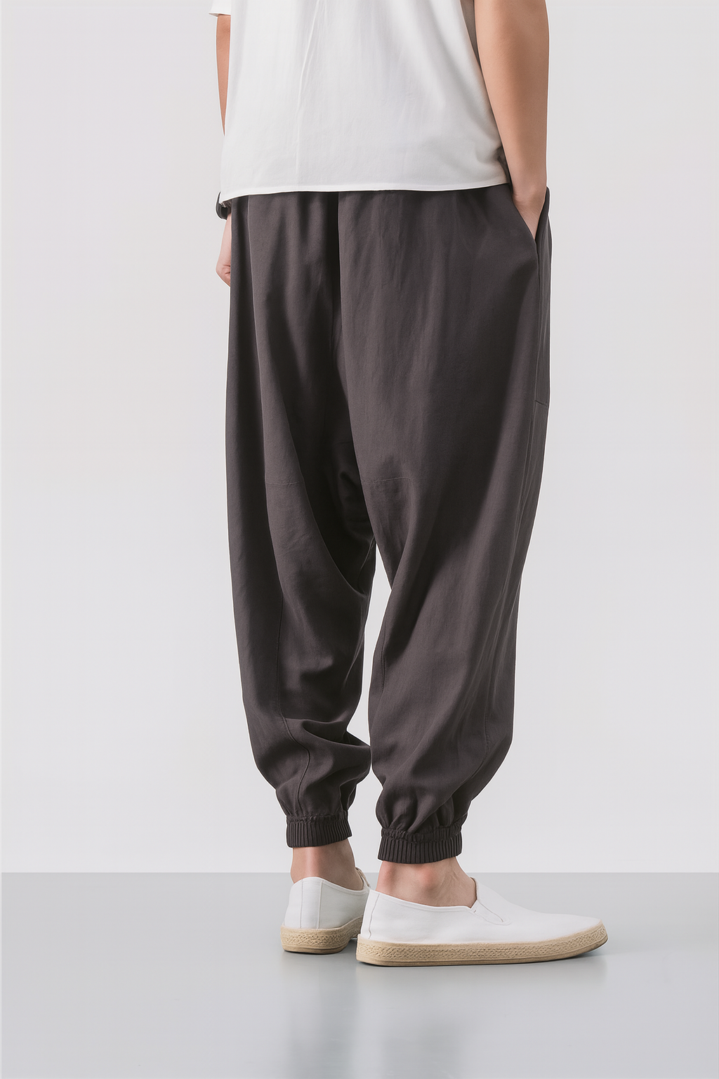 Dame Harem Bukser Avsmalnende Stil 5