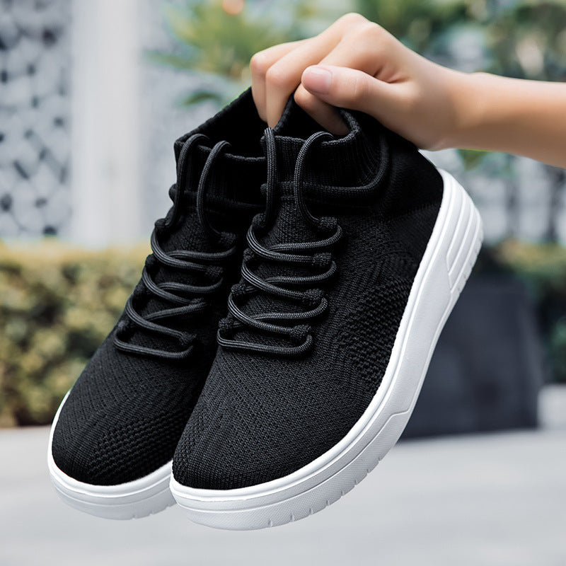 Dame Høye Sneakers Komfortabel Stil 1