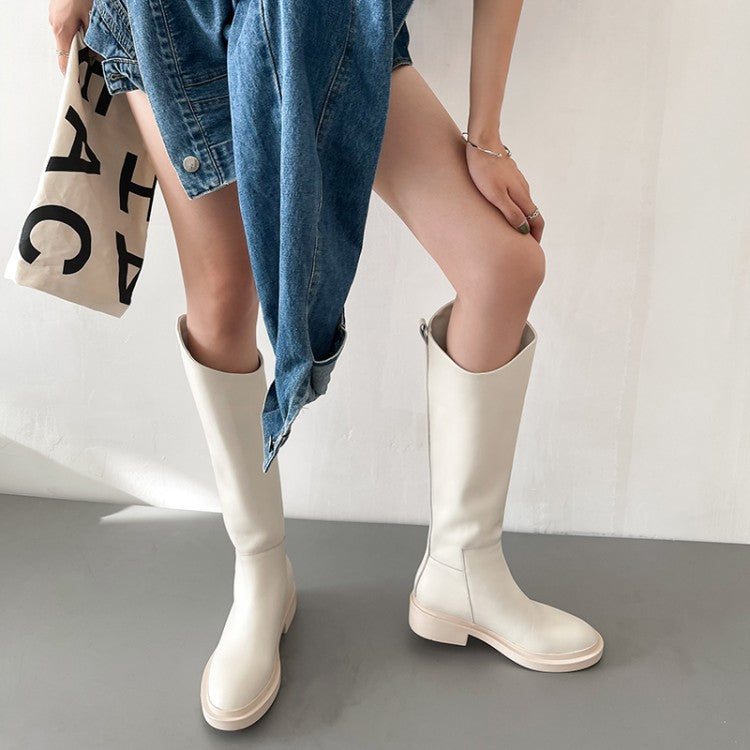 Dame Høyhælede Støvletter Moderne Design 4