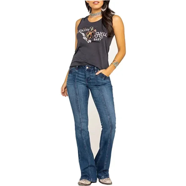 Dame Jeans Utsvingt Stil 5