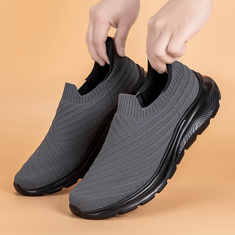 Dame Joggesko Slip-On Pustende Design for Fritid og Sport 3