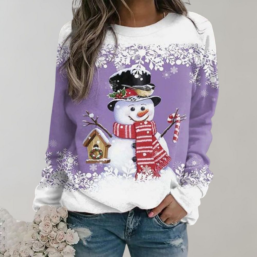 Dame Julegenser Festlig Stil 7