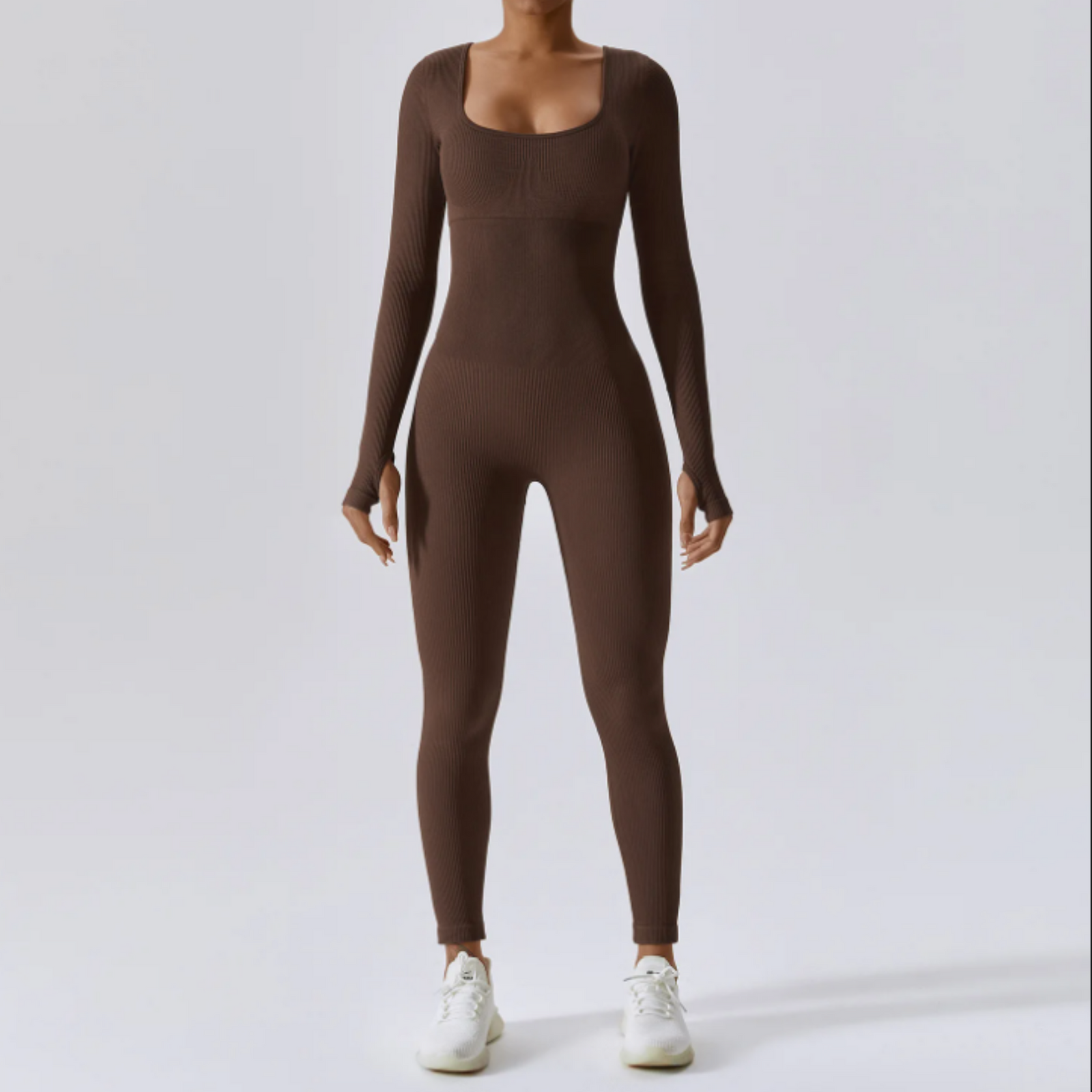 Dame Jumpsuit Langermet Sporty Design 2