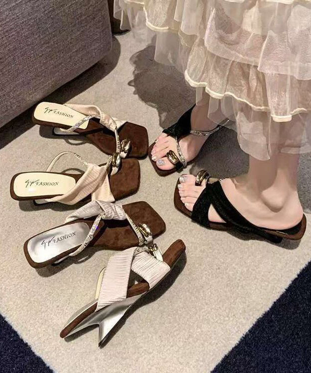Dame Kile Sandaler Peep Toe Moderne Stil 4