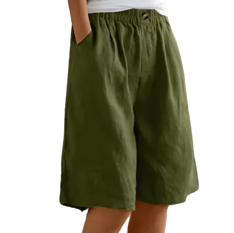 Dame Komfort Shorts Med Avslappet Snitt 0