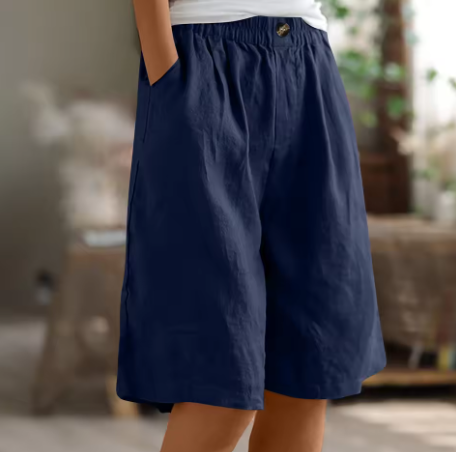 Dame Komfort Shorts Med Avslappet Snitt 5