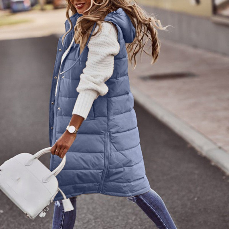 Dame Lang Hettegenser Urban Stil 6